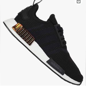 Adidas NMD R1 Core Black / Core Black / Orchid Tint women’s 7.5